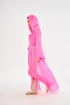 Majoristik Kimono - Pembe Kapşonlu